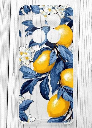 Чехол с утолщёнными углами на xiaomi redmi note 15 5g лимонное дерево (принт 417)