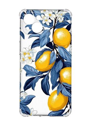 Чохол із потовщеними кутами на iphone 15 plus лимонне дерево (принт 417)