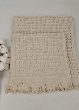 Набор полотенец philippus prime cotton 2 шт waffle бежевый (a390)