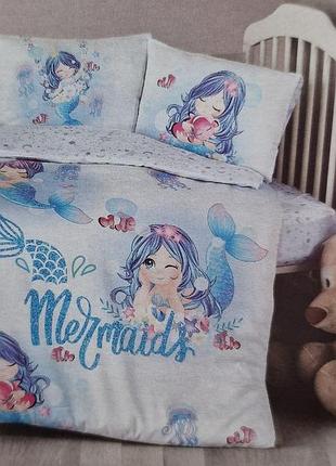 Постільна білизна first choice 100x150 mermaid
