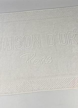 Рушник-коврик для ніг maison dor bathmat 50x80 white