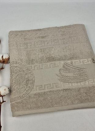 Рушник philippus lux cotton 70x140 pilimunus бежевий (е818)