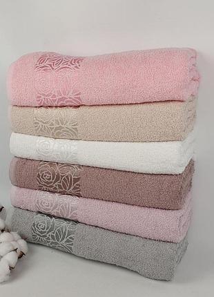 Набір рушників philippus moss cotton 70x140 rose (a556)