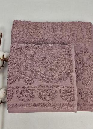 Набір рушників philippus prime cotton 2 шт discover фіолетовий (a397)