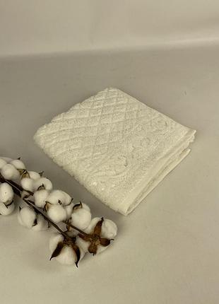 Рушник philippus delux cotton 50х90 ibiza молочний (е963)