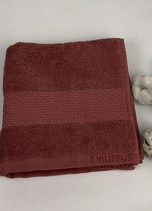 Рушник philippus collesium cotton 50x90 pera червоний(еa080)