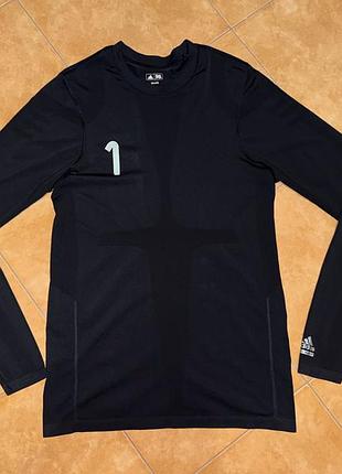 Чоловічий компресійний лонгслив adidas techfit.