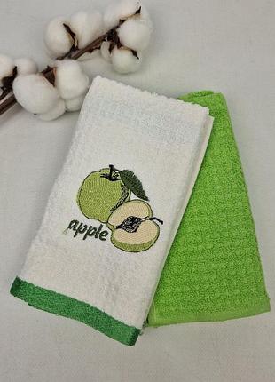 Набір рушників nilteks 2 шт honeycomb apple