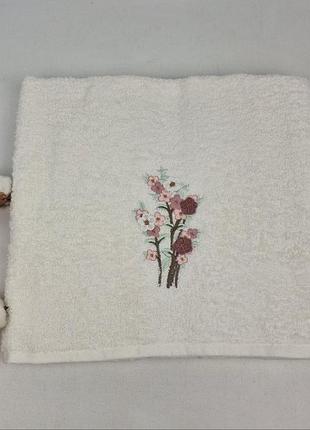 Рушник 70х140 ae spring flowers кремовий