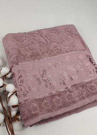 Рушник philippus platinum cotton 70x140 elina фіолетовий (а295)