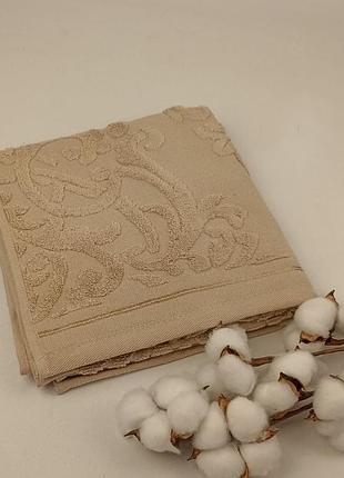 Рушник philippus moss cotton 50x90 mira капучино (a516)