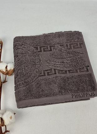 Рушник philippus lux cotton 50x90 pilimunus антрацит (е818)