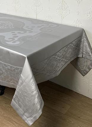 Скатертина masali тефлон 160x220 model 508 grey