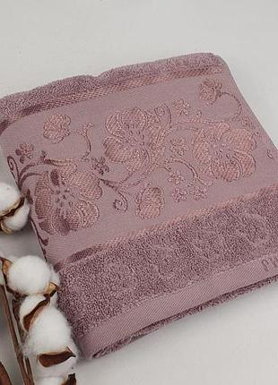 Рушник philippus platinum cotton 50x90 elina фіолетовий (а295)