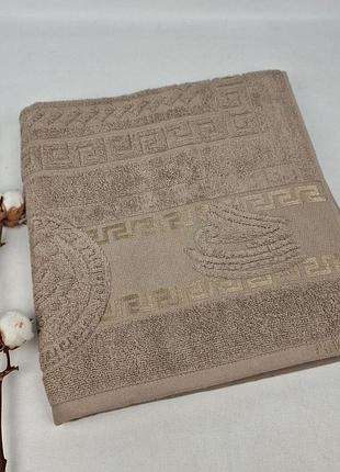 Рушник philippus lux cotton 70x140 pilimunus капучино(е818)