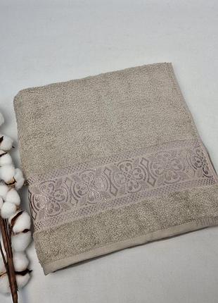 Рушник philippus super cotton 70x140 irene сірий (a501)