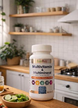 L e e.   r o y.    multivitamin & mineral - 90 шт. туреччина