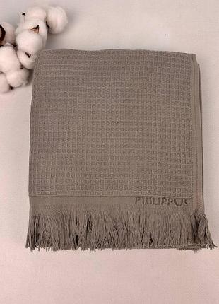 Рушник philippus platinum cotton 50x90 ekvador капучино(еа109)