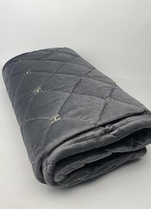 Покривало велюрове 150x230 антрацит (an 16-40)