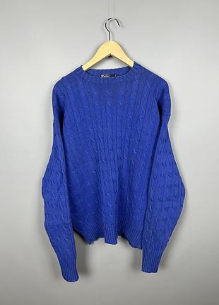 Polo ralph lauren cable knit vintage светр / кофта