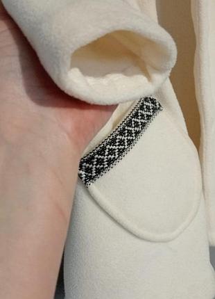 Вышитый плащ тренч 4