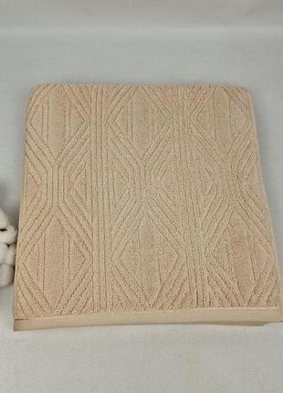 Рушник 70х140 ае kareli desen персиковий