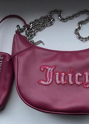 Сумка juicy couture оригінал з гаманцем, бордова