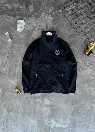 Чоловіча вітрівка moncler / куртка з прихованим капюшоном