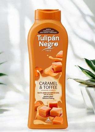 Гель для душа tulipan negro карамельный крем ирис 650 мл сладкое удовольствие и нежный уход