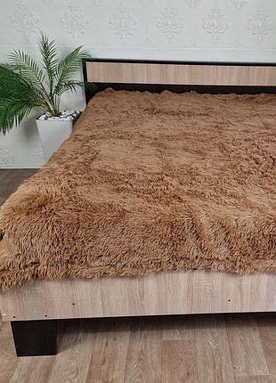 Покривало травка 220х240 dark beige (600)
