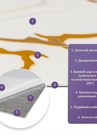 Самоклеящаяся стеновая pet плитка в рулоне 1200х3000х2мм sw-00002671
