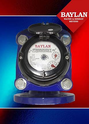 Ирригационный счетчик холодной воды baylan (ip68) w-2i dn100 фланцевый, вертикальный горизонтальный монтаж