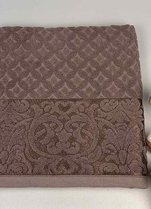 Рушник philippus lux cotton 70х140 denise фіолетовий(е838)