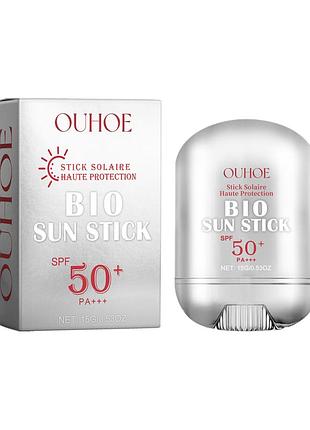 Солнцезащитный крем-стик ouhoe для лица bio sun stick spf 50 15 г