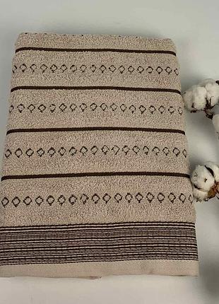 Рушник philippus slow cotton 70х140 timoxa бежевий(е847)