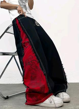 Чоловічі штани з розрізами