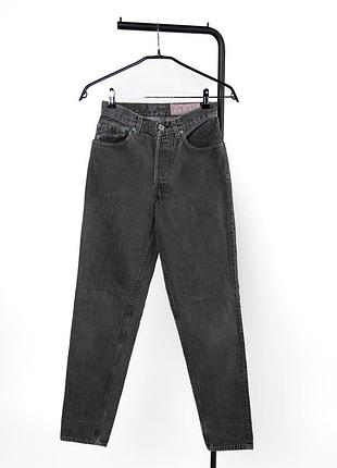 Жіночі, оригінальні джинси levis 524 made in usa у рідкісному, сірому кольорі (gray wash). вінтажна модель з високою посадкою