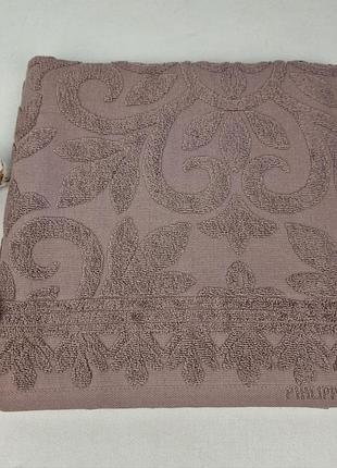 Рушник philippus lux cotton 70x140 edna фіолетовий (е918)
