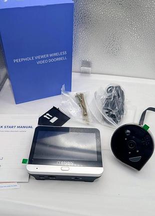 Wifi видеозвонок yoso eye1mpm43 с дисплеем 4.3 дюйма для дома видеодомофон с удаленным доступом через приложение
