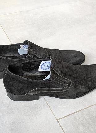 Туфлі чоловічі vladis comfort замшеві чорні 41 розмір