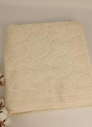 Рушник philippus cross cotton 70х140 cosmos молочний (a459)