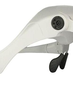Косметологические очки c подсветкой magnifier 9892b2 1х, 1,5х, 2х, 2,5х 3,5х