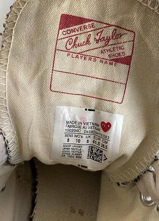 Converse play comme des garcons 7