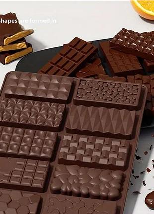 Силиконовая форма для дубайского шоколада на 12 ячеек размир 27*17 см.