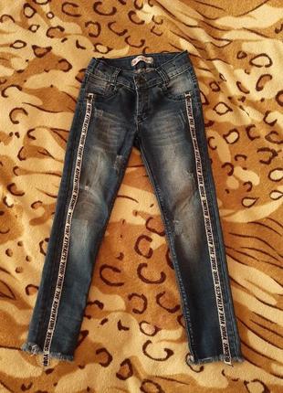 Джинси для дівчинки 4-5р.