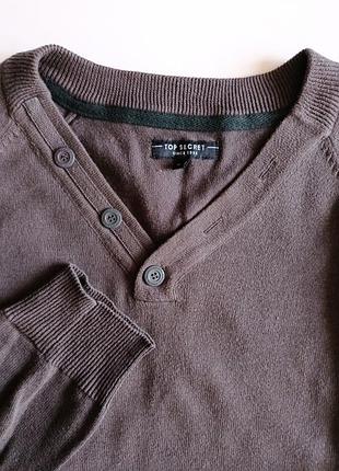 Джемпер мужской top secret.коричневый р.xl-l 5
