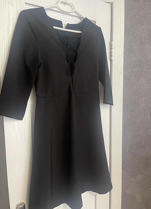 Черное платье zara.