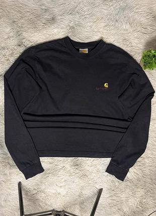 Світшот carhartt wip american script чорний xl ідеальний стан