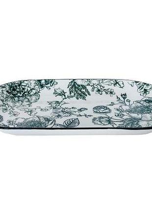 Блюдо овальное 30см 7186271 blossom green limited edition