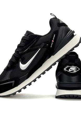 Nike waffle s black white 7